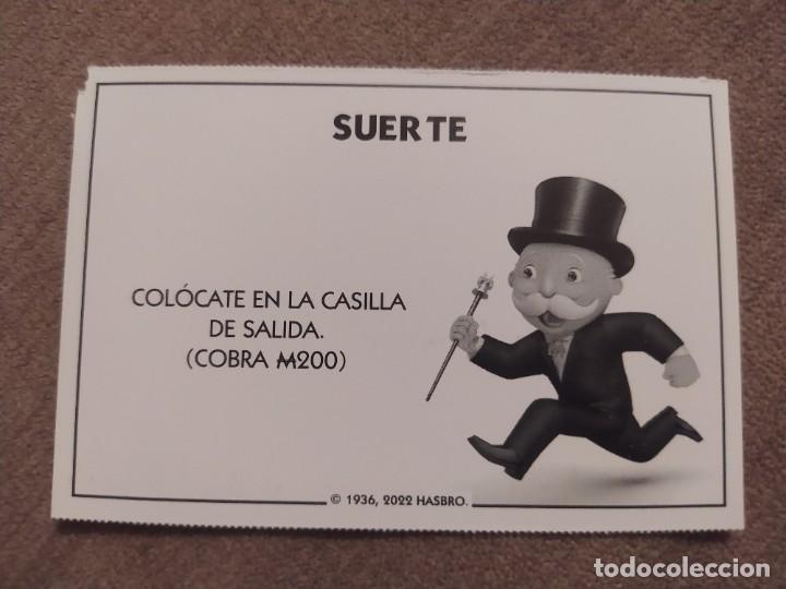 Cartas comerciales: Cromo carta Suerte Monopoly Carrefour - Foto 1