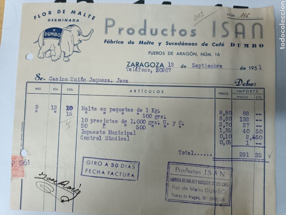 Lettres commerciales: Productos isan flor de malte Zaragoza