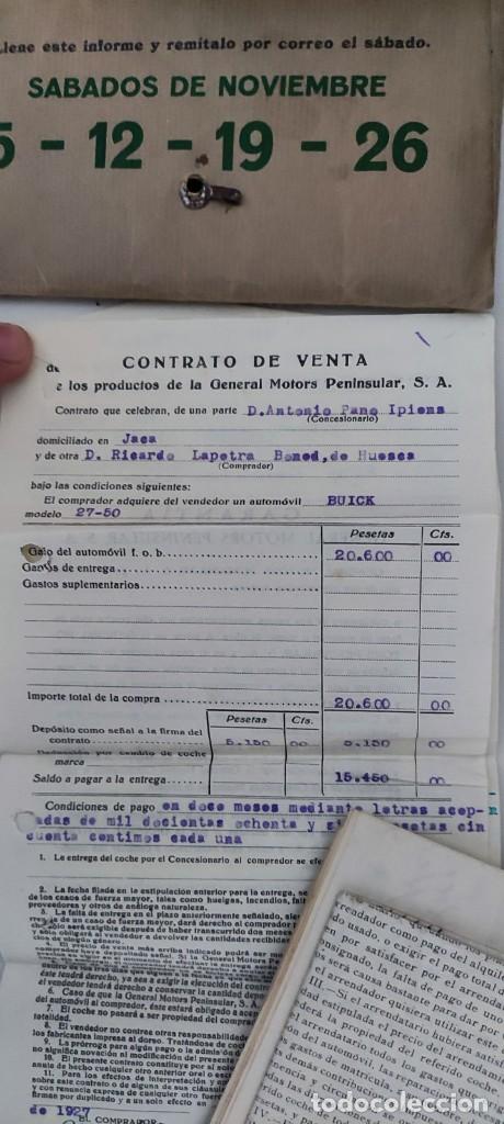 Gesch&auml;ftsbriefe: GENERAL MOTORS PENINSULAR A&Ntilde;O 1927 BUICK 27-50