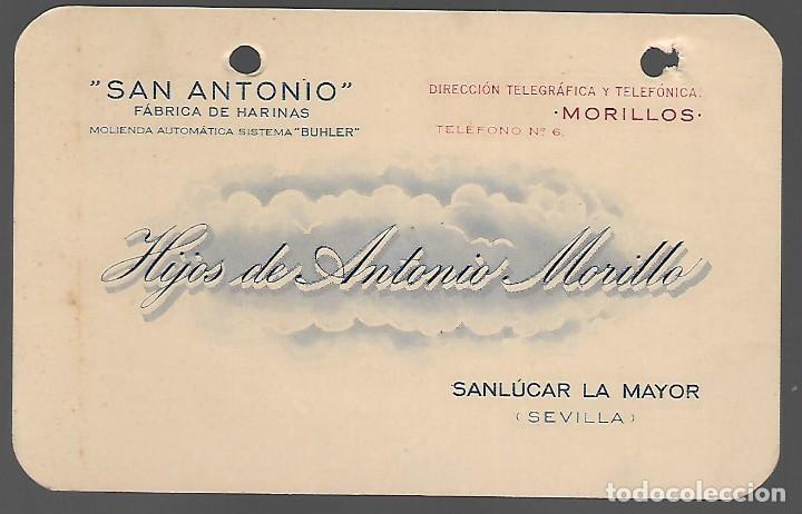 Gesch&auml;ftsbriefe: SAN LUCAS LA MAYOR.-SAN ANTONIO. FABRICA DE HARINAS- VER FOTOS