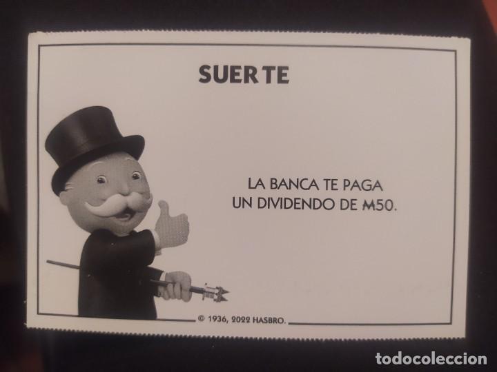 Cartas comerciales: Cromo carta Suerte Monopoly Carrefour - Foto 1