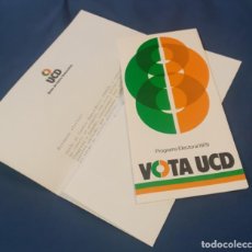 Cartas comerciales: CARTA Y FOLLETO DE PROPAGANDA DE LA UCD AÑO 1979