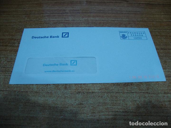 Gesch&auml;ftsbriefe: SOBRE COMERCIAL DEUTSCHE BANK