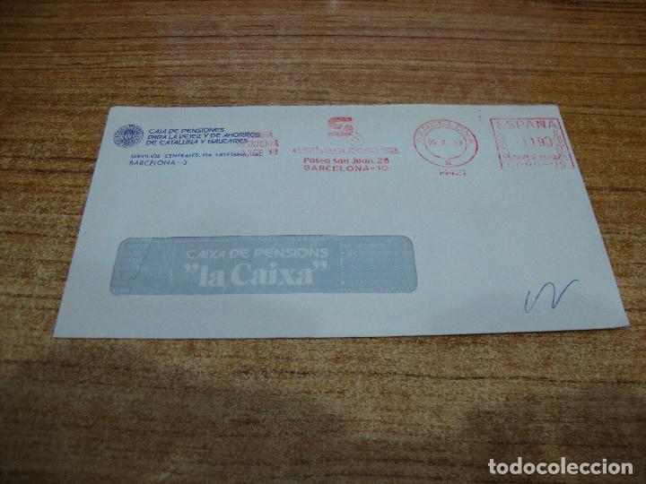 Cartas comerciales: SOBRE COMERCIAL CAIXA DE PENSIONS LA CAIXA - Foto 1