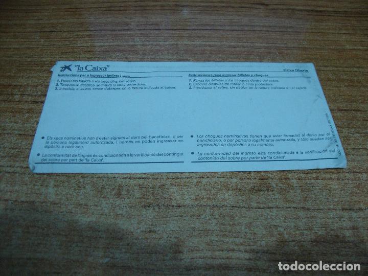 Cartas comerciales: SOBRE COMERCIAL LA CAIXA - Foto 1