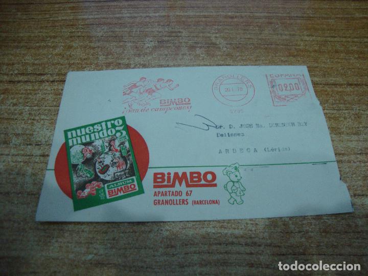 Gesch&auml;ftsbriefe: SOBRE COMERCIAL BIMBO NUESTRO MUNDO 3