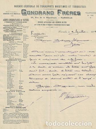 Lettres commerciales: CARTA GONDRANO FRERES (MARSELLE 1896) CARTACOMERCIAL-16