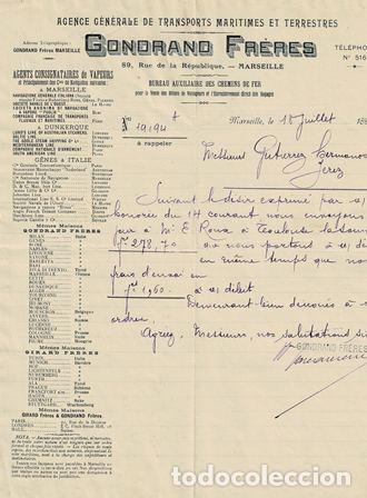 Lettres commerciales: CARTA GONDRANO FRERES (MARSELLE 18 JULIO 1896) CARTACOMERCIAL-17