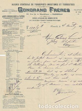 Lettres commerciales: CARTA GONDRANO FRERES (MARSELLE 1896) CARTACOMERCIAL-18