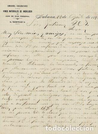 Cartas comerciales: CARTA JUAN DE DIOS FREGENAL (HABANA 28 AGOSTO 1896) CARTACOMERCIAL-24