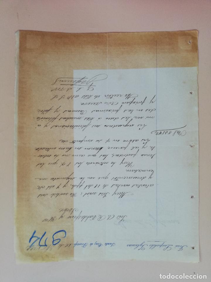 Lettres commerciales: CARTA COMERCIAL. JOSE LEOPOLDO IGLESIAS. SANTA CRUZ DE TENERIFE. 1922.