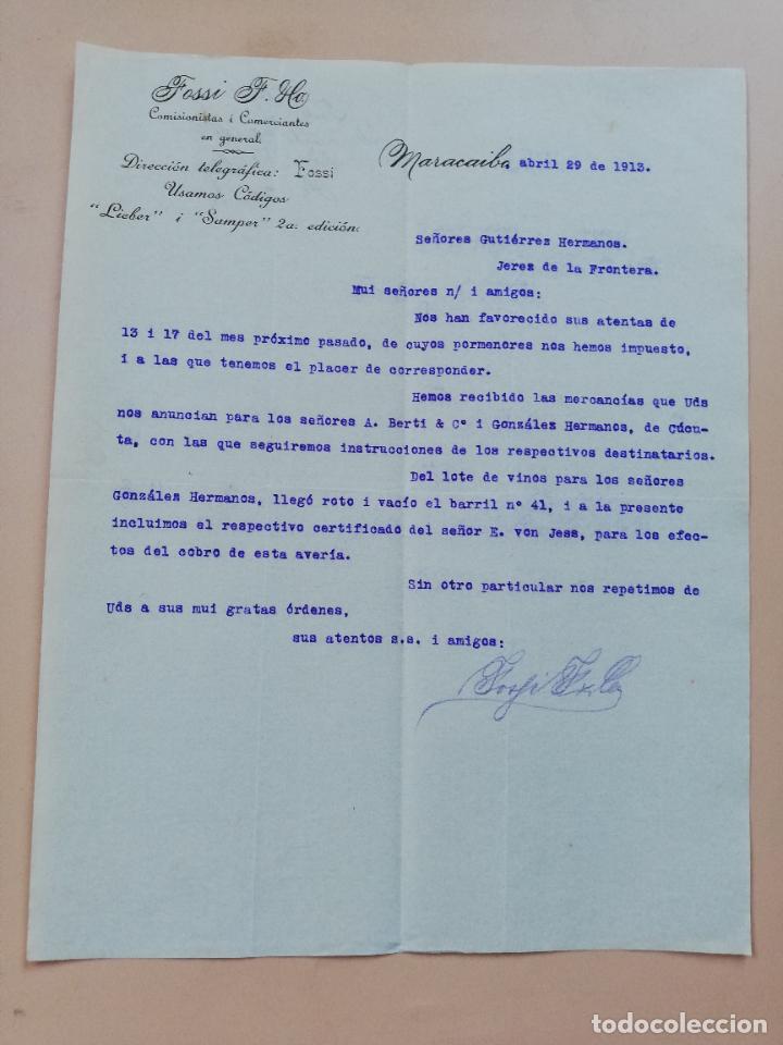 Cartas comerciais: CARTA COMERCIAL. MIGUEL FERRAN. BARCELONA. 1913.