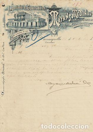 Lettres commerciales: CARTA MAYANS MEDINA (BARRANQUILLA, 1897) CARTACOMERCIAL-28