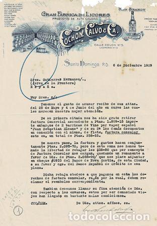 Lettres commerciales: CARTA COCHON CALVO & CIA. (SANTO DOMINGO 6 DICIEMBRE 1929) CARTACOMERCIAL-31