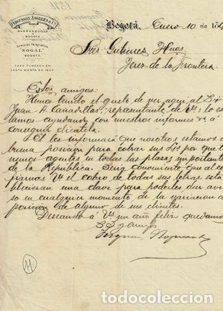 Lettres commerciales: CARTA FERGUSSON NOGUERA & C&ordf; (BOGOTA 10 ENERO 1896) CARTACOMERCIAL-36