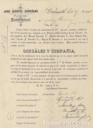 Lettres commerciales: CARTA JOS&Eacute; MANUEL GONZ&Aacute;LEZ (BARRANQUILLA 1890) CARTACOMERCIAL-37