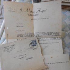 Cartas comerciales: ANTIGUA CARTA COMERCIAL J. MABRES HUGUET. ABONOS Y TURTÓS IGUALADA BARCELONA 1947. Lote 353583398