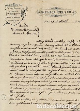 Commercial Letters: CARTA SALVADOR VERA Y C&Iacute;A. (POTOS&Iacute; 29 ABRIL 1896) CARTACOMERCIAL-71