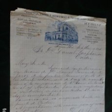 Cartas comerciales: LA HABANA CUBA P. COLL Y CÍA FABRICA DE FOSFOROS Y CIGARRILLOS CARTA COMERCIAL 1891. Lote 360568815