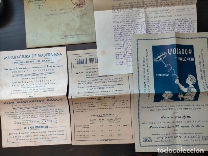 lote carta propaganda juguete volador valencia Compra venta en