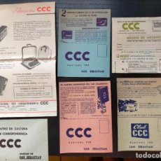 Cartas comerciales: LOTE CCC CENTRO DE CULTURA POR CORRESPONDENCIA CLUB ALMANAQUE CURSOS PROPAGANDA BOLETIN. Lote 361531455