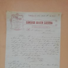 Cartas comerciales: CARTA COMERCIAL. LA VERDAD Y DESENGAÑO. CANDIDO ALLEN GUERRA. VILLALPANDO, ZAMORA. 1910.. Lote 363292075