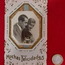 Cartas comerciales: CARTA COMERCIAL TROQUELADA ALUSIVA AL AMOR - AÑO 1944. Lote 364110036