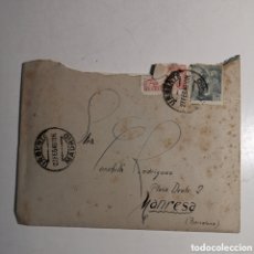 Cartas comerciales: CARTA DE COMERCIANTE DE MANRESA DE VIAJE DE NEGOCIOS A MADRID, CONCHITA RODRÍGUEZ 1948 HOTEL SEVILLA
