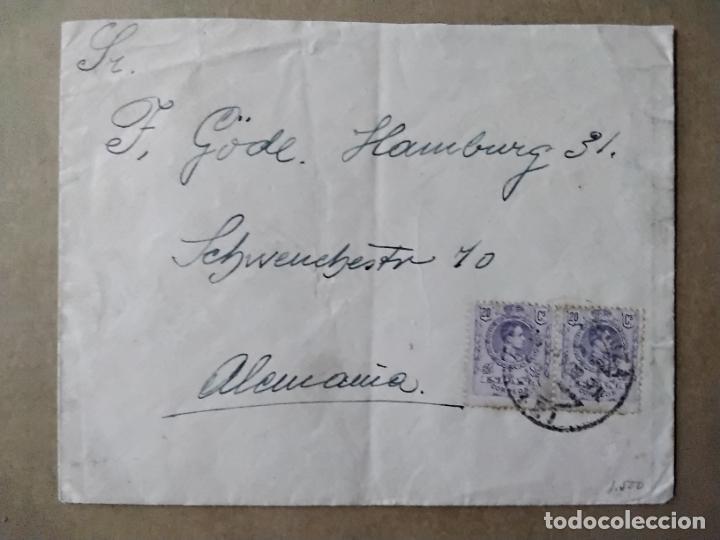 Cartas comerciales: circulada de zaragoza a alemania - Foto 1