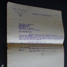 Cartas comerciales: VALLADOLID HIJO DE GUILLEN CARTA COMERCIAL 1931. Lote 399047629