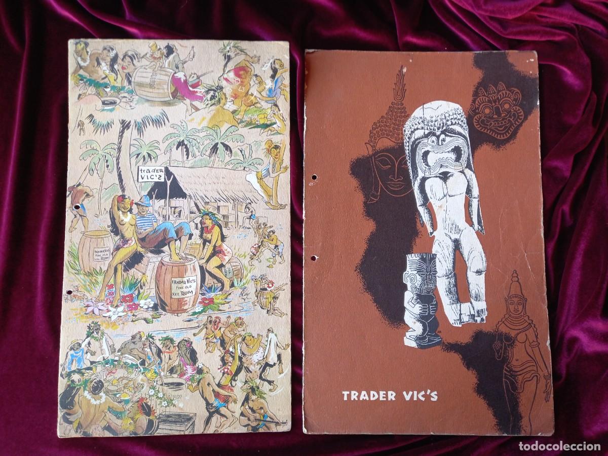 Cartas comerciales: CARTA Y MENU DE TRADER VICS 1958 - Foto 1