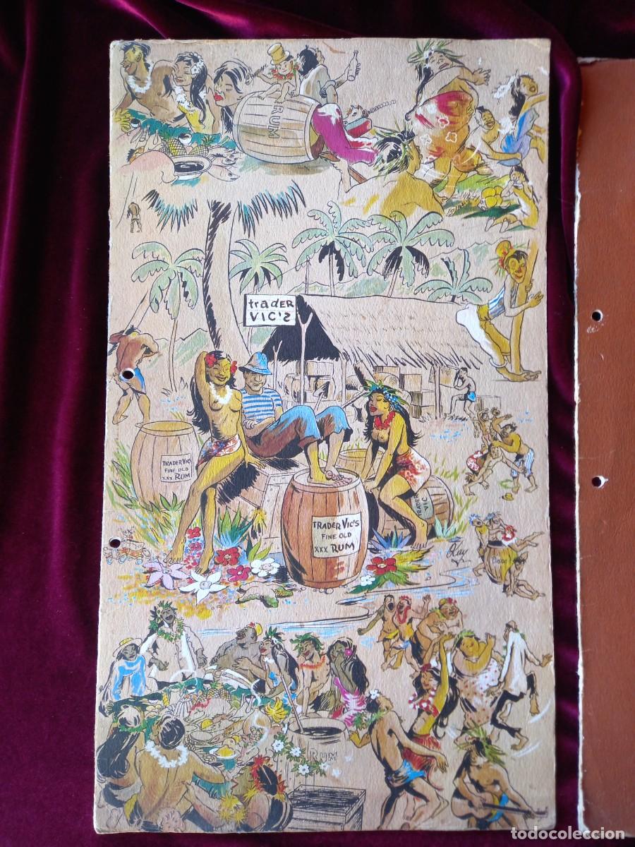Cartas comerciales: CARTA Y MENU DE TRADER VICS 1958 - Foto 2