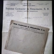 Cartas comerciales: INTERESANTE MISIVA DEBIDA A LA GUERRA CIVIL. 1936.