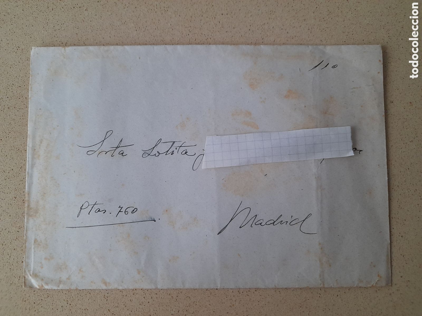 Cartas comerciales: Sobre sanatorio la milagrosa, Madrid - Foto 2