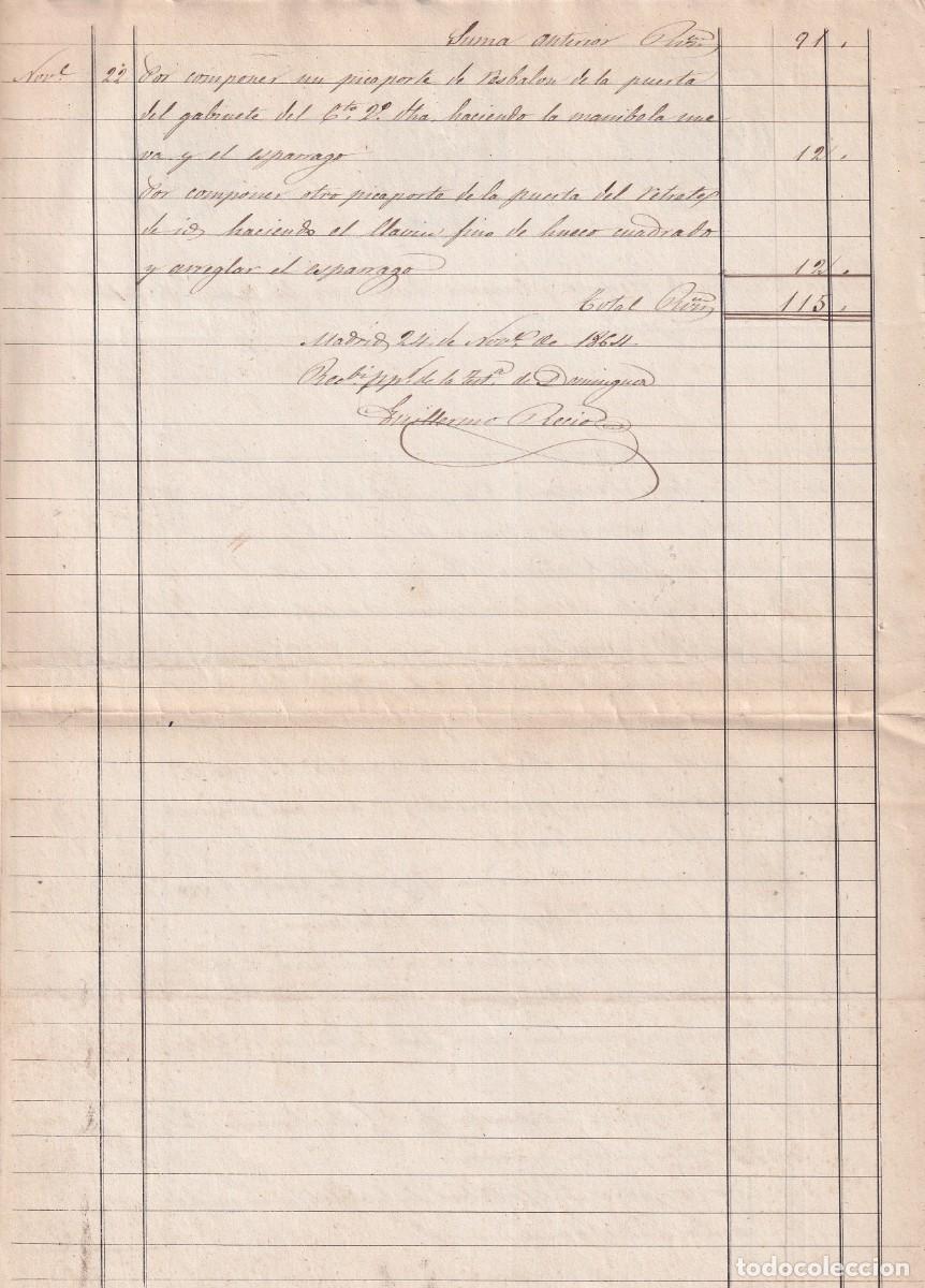 Cartas comerciales: Joaqu&iacute;n Dominguez Duque de Osuna 3 a&ntilde;o 1864 - Foto 2