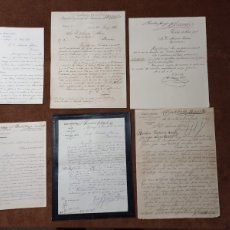 Cartas comerciales: 6 CARTAS DE 1899-1894 DIARIO LO SOMATENT, LA REPUBLICA DIARIO FERDERAL, D. DE TENERIFE