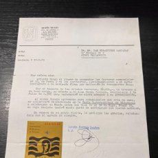Cartas comerciales: CARTA COMERCIAL. SERAFÍN HERRAIZ. FCA. DE JOYERIA Y ALTA BISUTERIA. VALENCIA, 1989