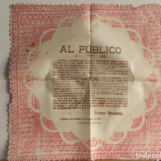Cartas comerciales: VILAFRANCA DEL PENEDES - CASA RAMON SENABRE - PINTOR DECORADOR - AÑO 1899 -VER FOTOS-(K-11.952)