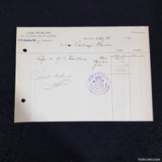 Cartas comerciales: CARTA COMERCIAL - JUAN BATALLER, DEL MERCADO LIBRE DE VALORES - BCN 15-FEB-1927 / 75