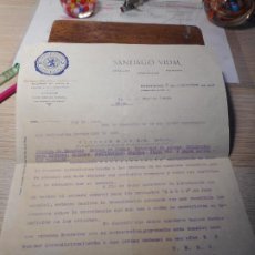 Cartas comerciales: ANTIGUA CARTA SANTIAGO VIDAL. EXPORTACION IMPORTACION. BARCELONA 1924