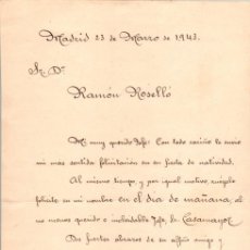 Cartas comerciales: MADRID - 23.03.1943 - CARTA MANUSCRITA DIRIGIDA AL DIRECTOR DEL BANCO HISPANO AMERICANO - PELOTEO