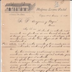 Lettere commerciali: 1895 - CARTA COMERCIAL DE FÁBRICA DE JABÓN LA CONSTANCIA DE IDEFONSO LOZANO PARTAL EN ESTEPONA