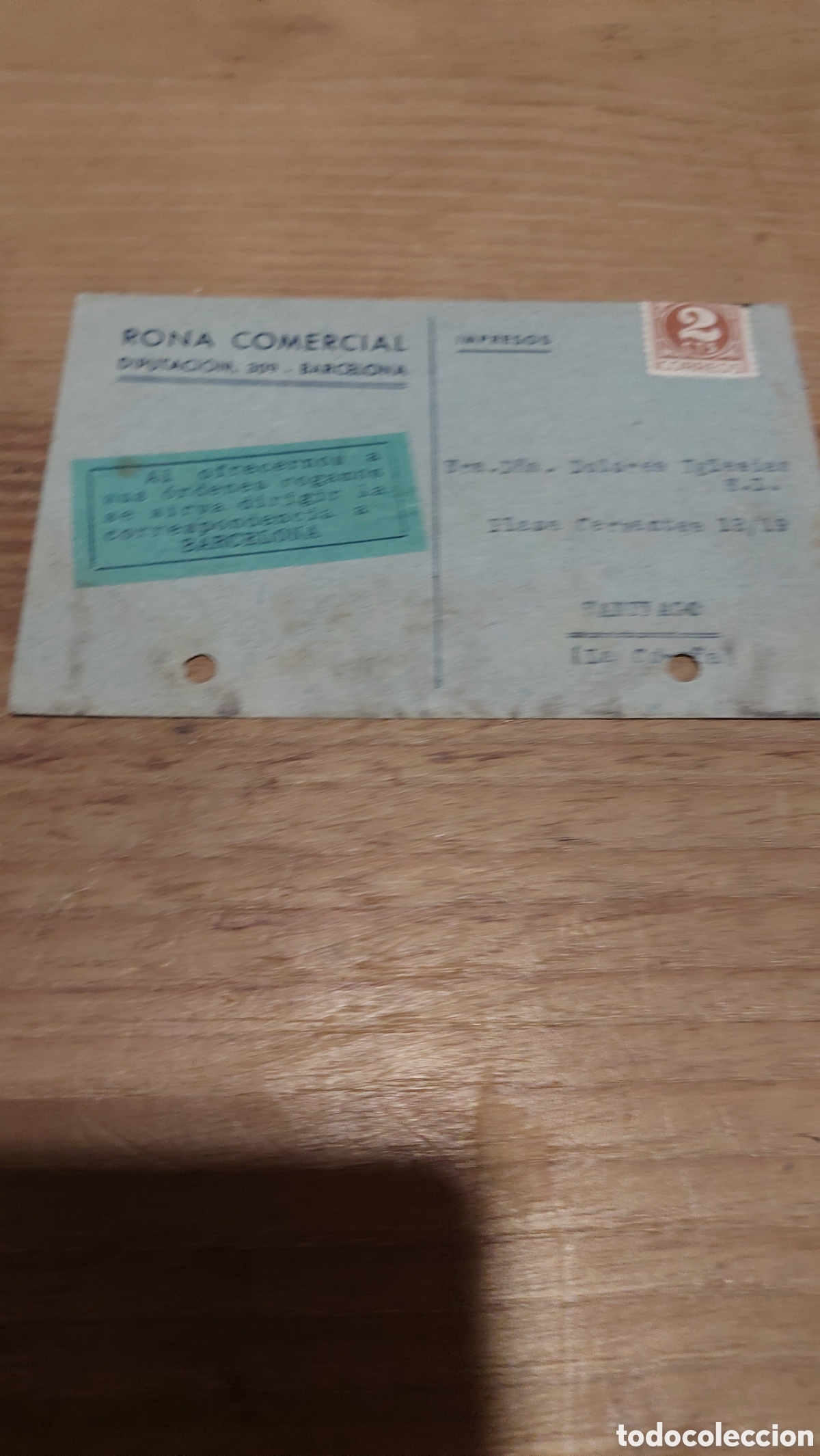 Cartas comerciales: Barcelona Roma comercial tejidos moda confecci&oacute;n dirigida - Foto 2