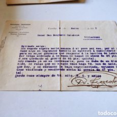 Cartas comerciales: CARTA COMERCIAL DE RICARDO TEJEDOR, TELEGRAMAS Y TELEFONEMAS 1927