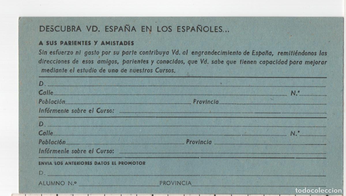 Cartas comerciales: TARJETA DE PEDIDO INSTITUTO AMERICANO - Foto 2