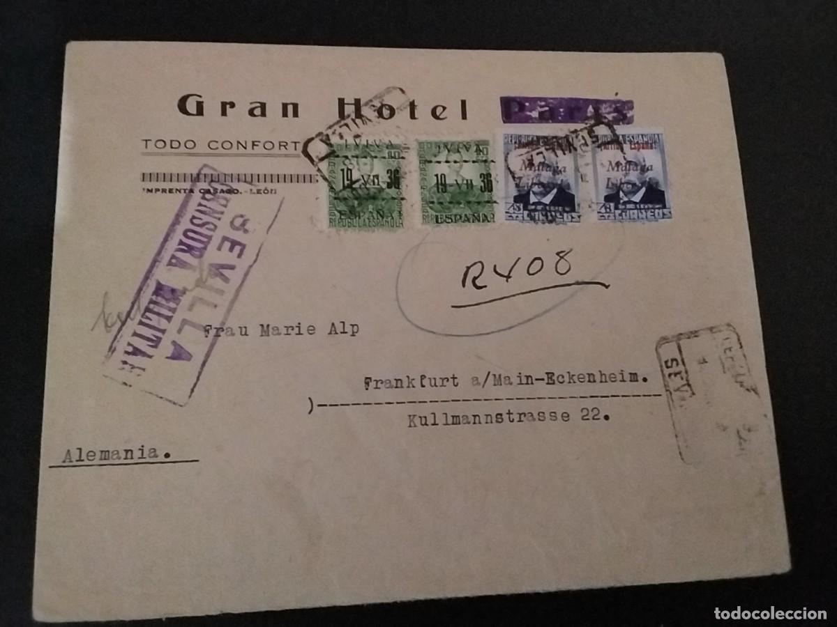 Cartas comerciales: Carta Espa&ntilde;a antigua - Foto 1