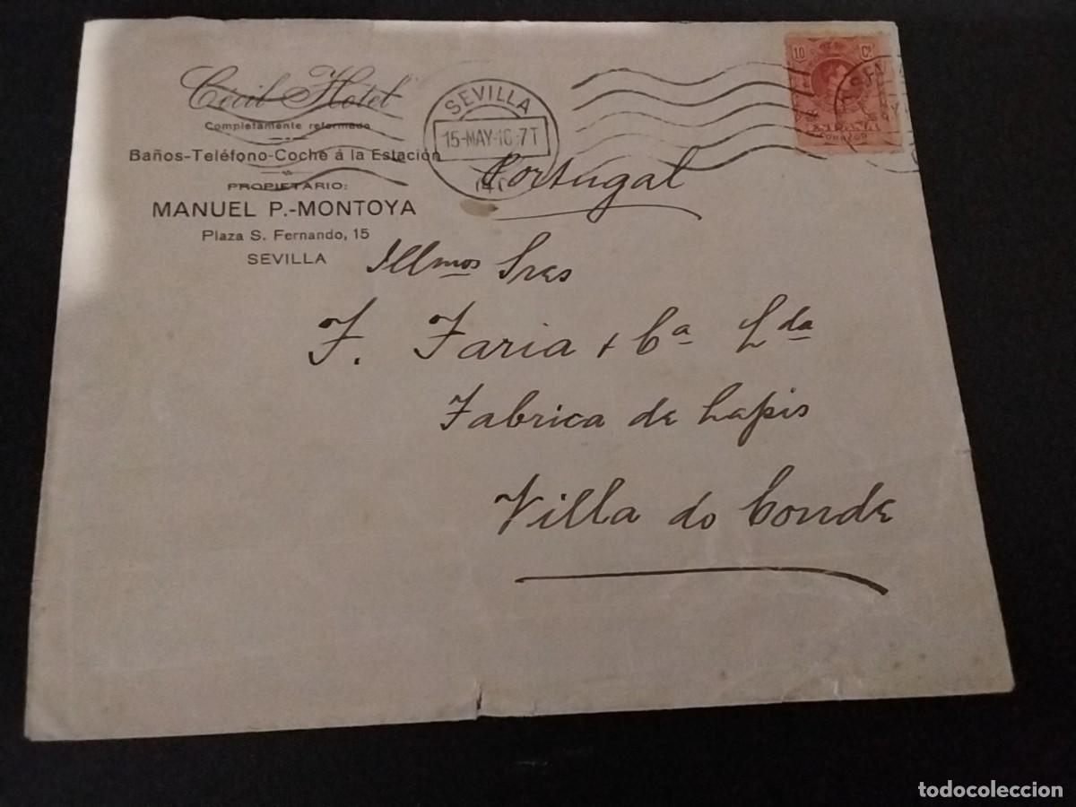 Cartas comerciales: Carta Espa&ntilde;a antigua - Foto 1