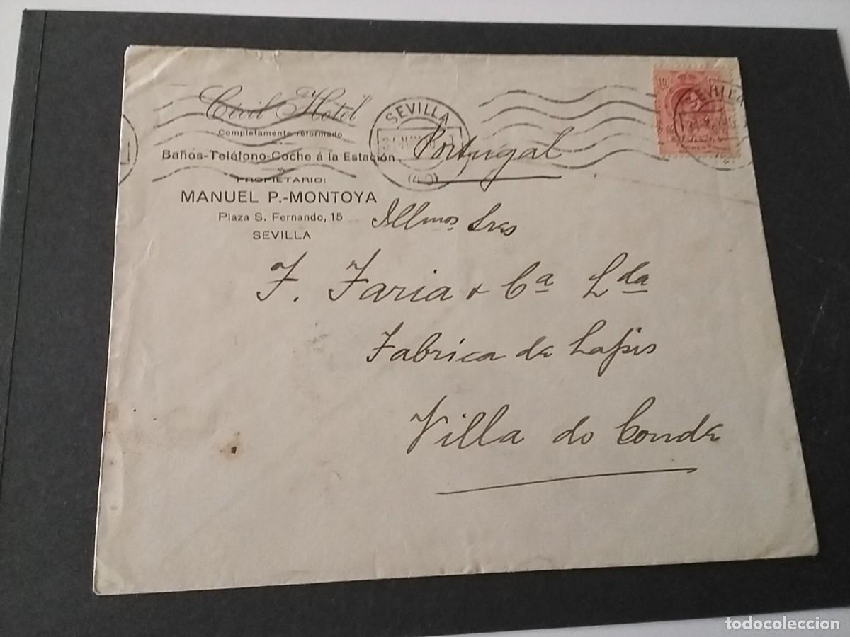 Cartas comerciales: Carta Espa&ntilde;a antigua - Foto 1