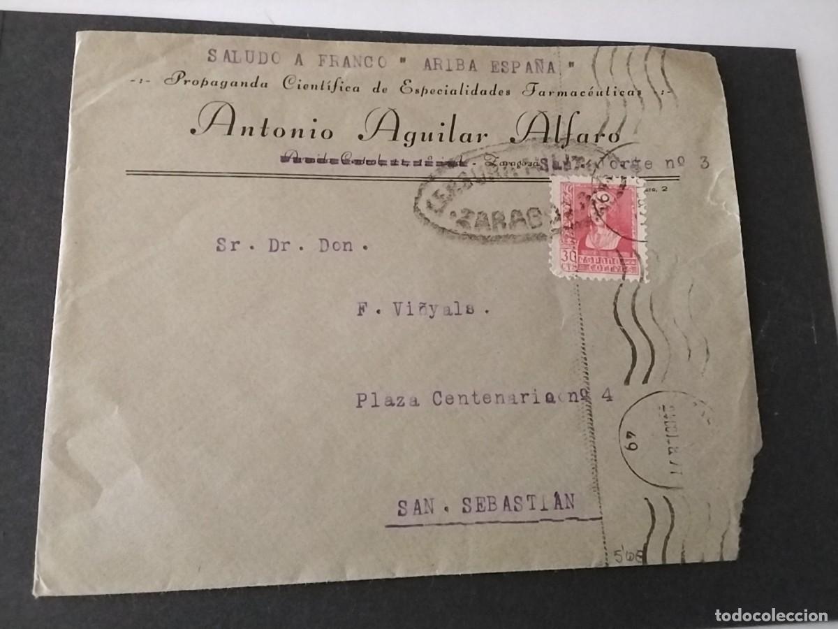 Cartas comerciales: Carta Espa&ntilde;a antigua - Foto 1
