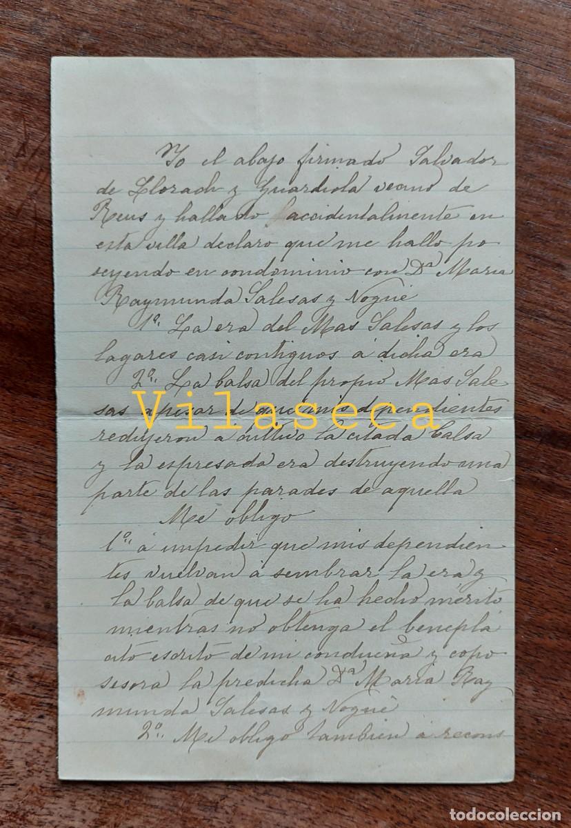 Cartas comerciales: VILASECA VILA SECA TARRAGONA DOS CARTAS + 2 DOCUMENTOS - Foto 4